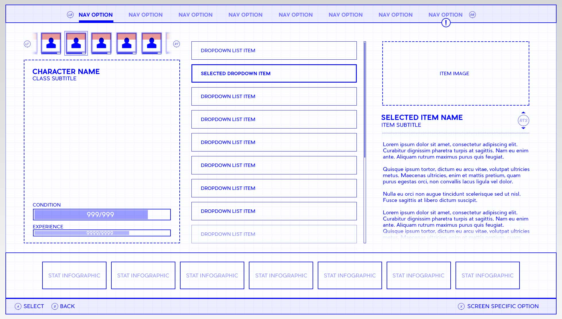 Player Status and Inventory UI Designs - Creations Feedback