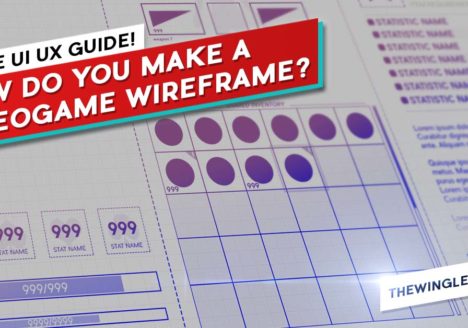 videogame UX Wireframe examples cover