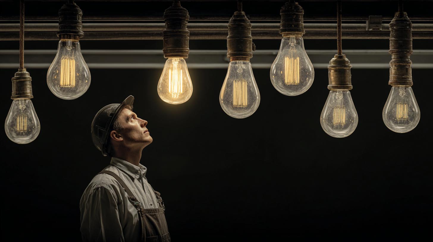 Mentor_MidJ_StockArt_2025_0002s_0004_Layer 8 John Burnett's Midjourney Masterclass Ai Art Mentorship Man having a Eureka Moment