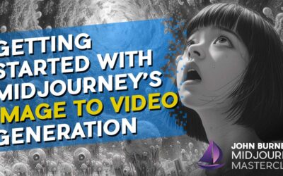 Blog_MJ_GettingStartedWithImageToVideo FREE Midjourney Tutorial 2025 Getting started with Midjourney's image to video generation Thumbnail