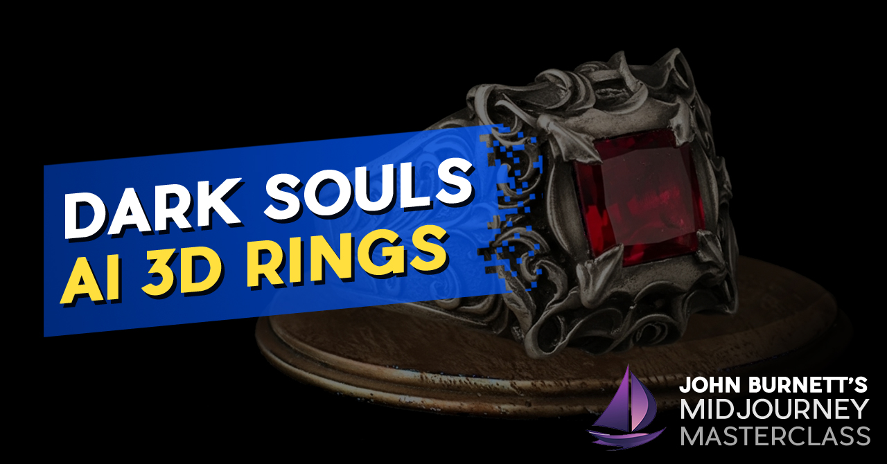 Midjourney_Project_DarkSoulsRings Midjourney Ai Masterclass Artificial Intelligence Image to Video Experiment Dark Souls 1 rings cover